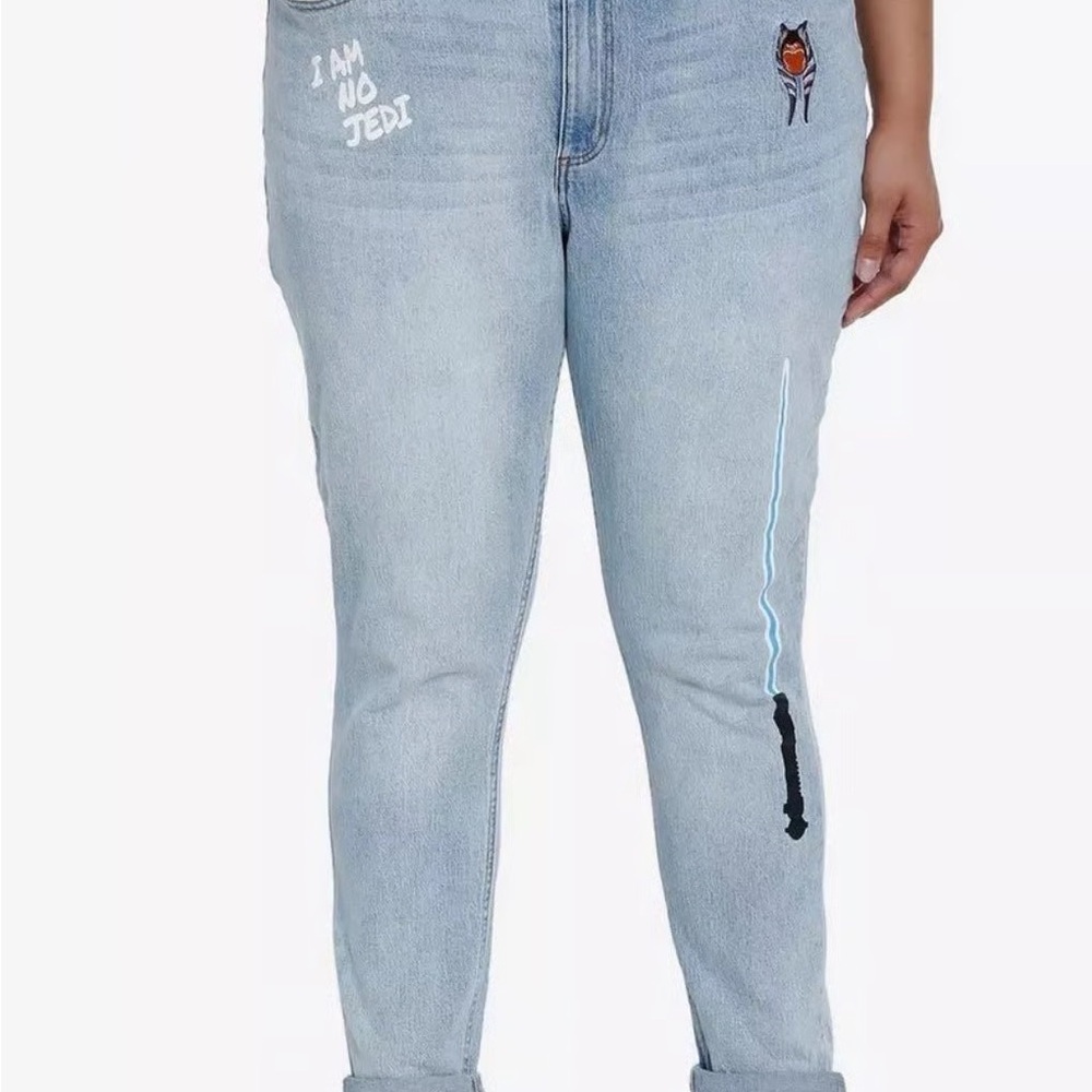 Her Universe I Am No Jedi Ahsoka Straight Leg Jeans